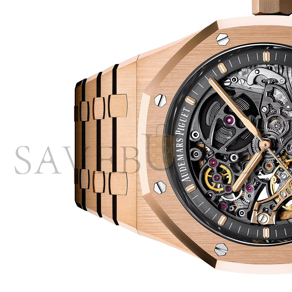 audemars p*g*et royal oak double Ba1an*e wheel openworked 15407or.oo.1220or.01
